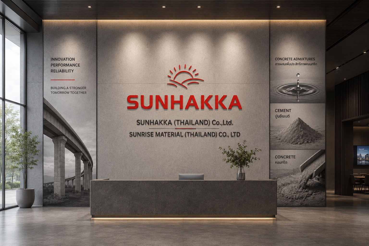SUNHAKKA reception design visual